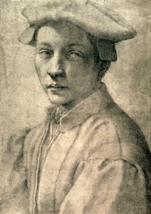 Porträtt av Andrea Quaratesi, ca 1532 (svart krita på papper)